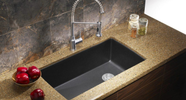 Gợi Ý Bồn Rửa Chén Bằng Đá Hoa Cương Đẹp, Sang Trọng: Nâng Tầm Không Gian Bếp Của Bạn