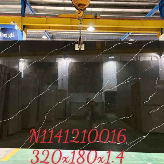 Đá Nung Kết Đen Vân Trắng N1141210016